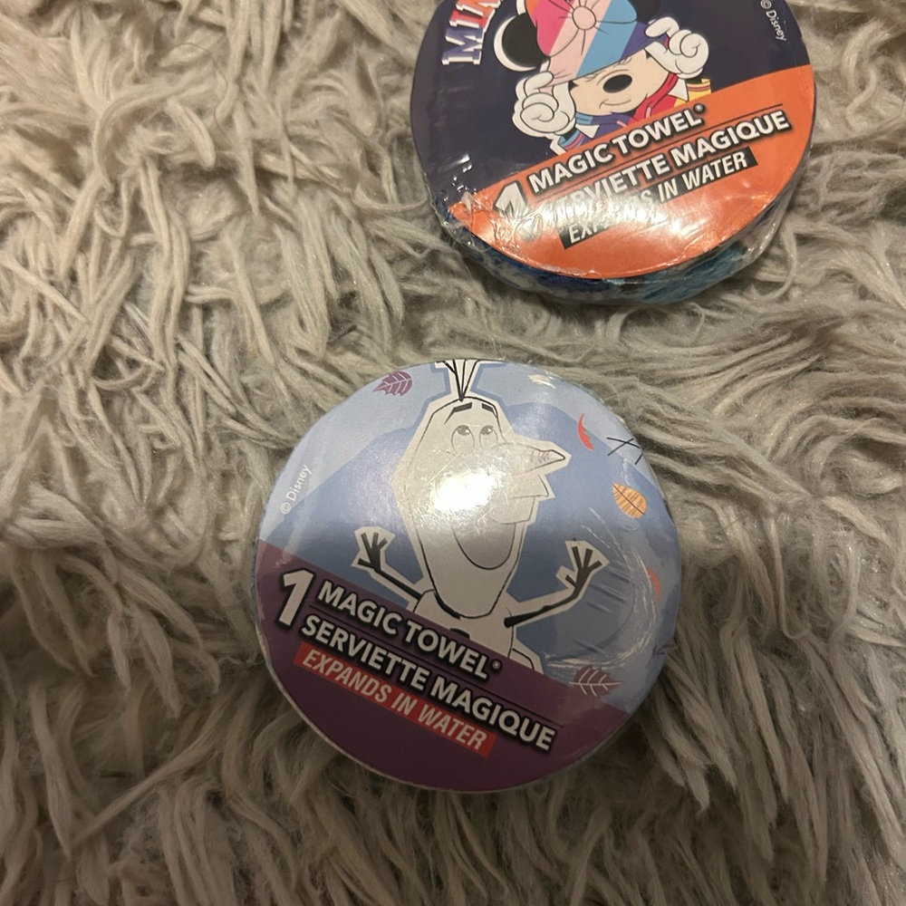 Disney Pink Heart-Shaped Magic Towel